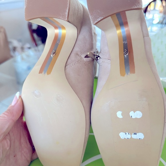 Sam Edelman NEW Suede Block Heel Ankle Boots Never worn. S 7.5 - Picture 7 of 7